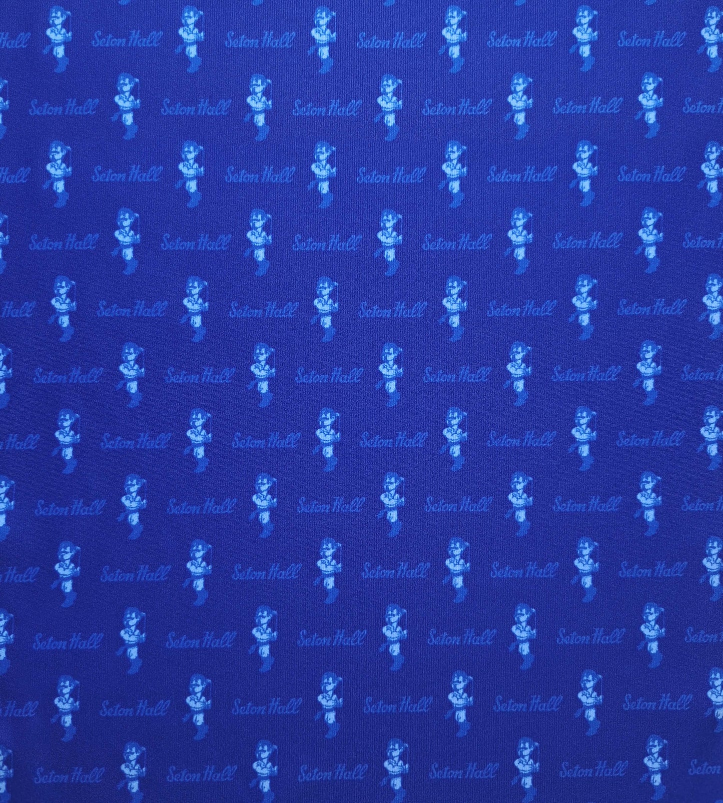 Swinging Pirate Men's Golf Polo: Blue Pirate Logo