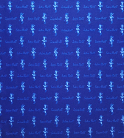 Swinging Pirate Men's Golf Polo: Blue Pirate Logo