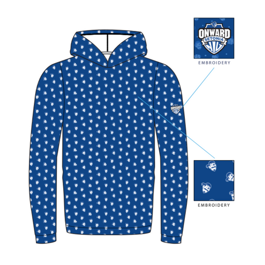 Youth Performance Hoodie: Pirate Logo
